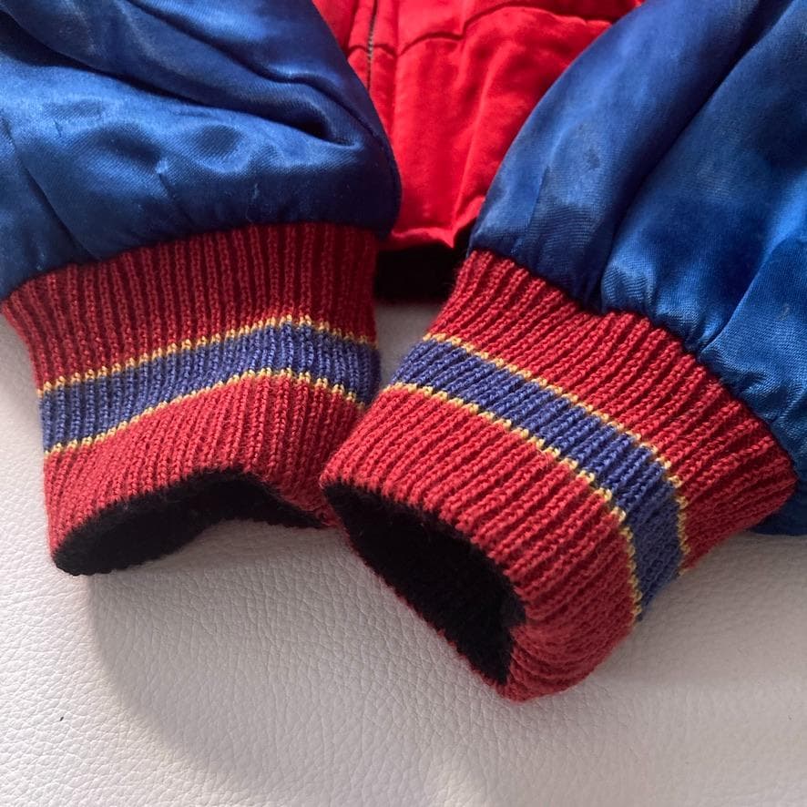 【希少】Switch　リバーシブル2WAYスカジャン 和柄刺繍 龍 虎 日本地図