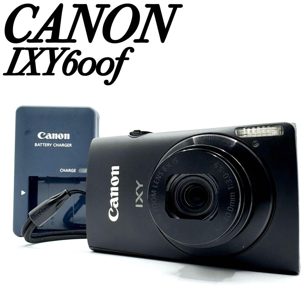 Canon IXY600F コンパクトデジタルカメラ 黒 ブラック コンデジ