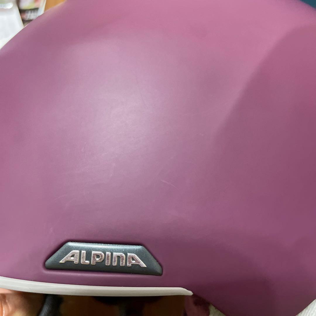 ALPINAスノーボードヘルメット　美品