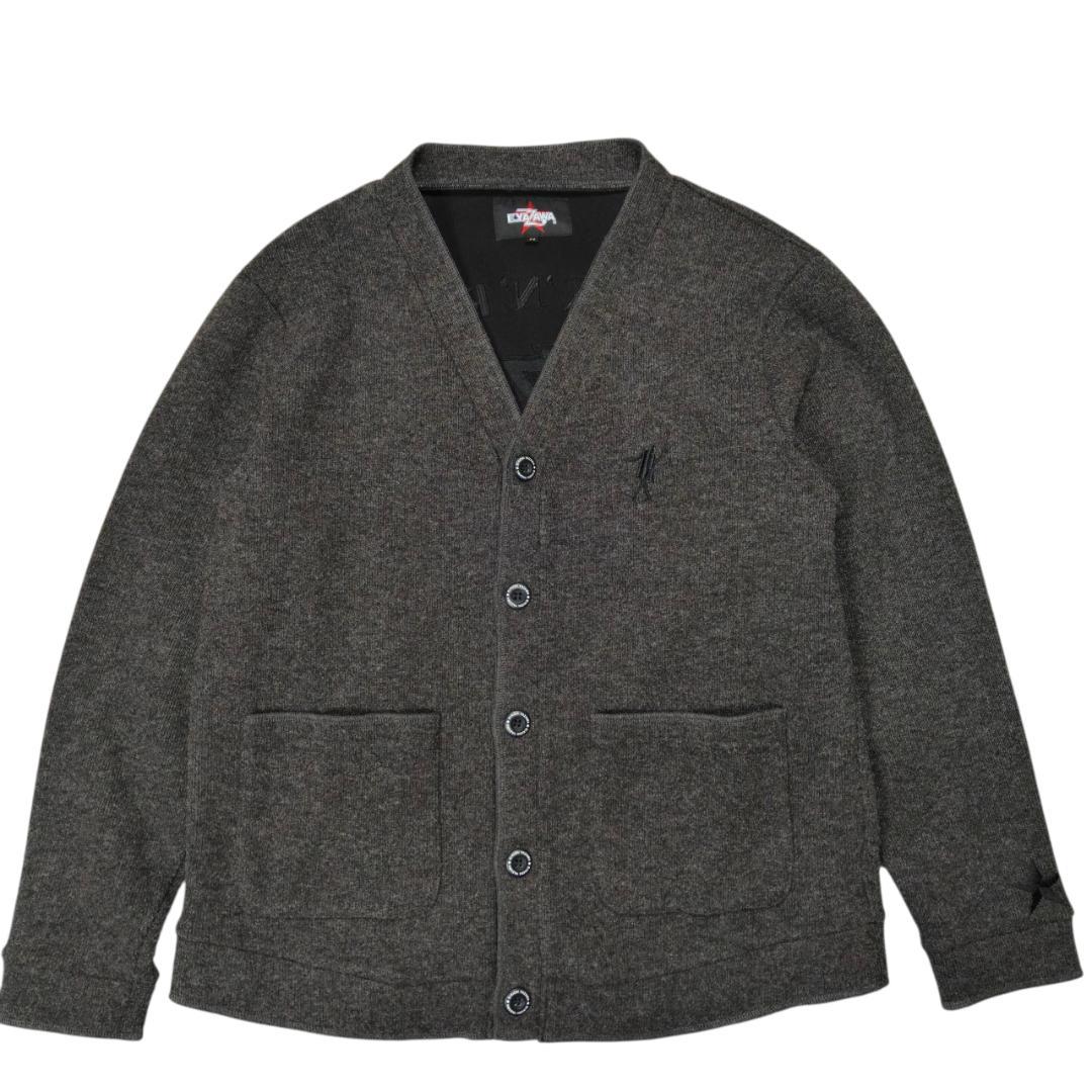 矢沢永吉 カーディガン チャコールグレー Mサイズ EIKICHI YAZAWA