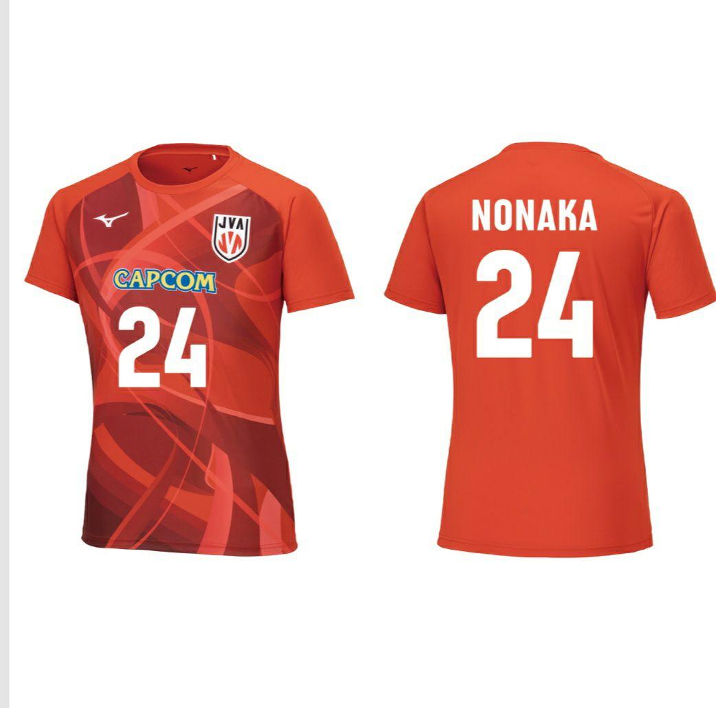 野中瑠衣 2025年 バレーボール女子日本代表直筆サイン入りユニフォーム