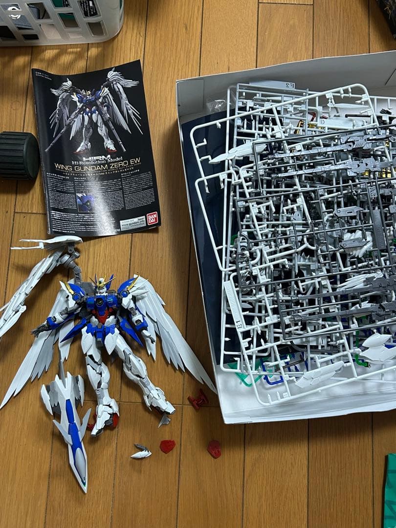 ハイレゾ　ウイングガンダムゼロ　組途中ジャンク