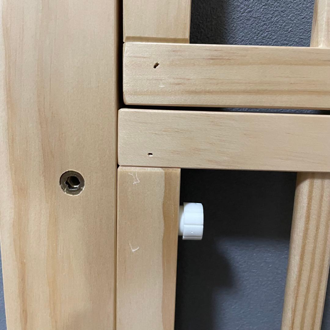 【超美品】yamatoya トール Wオープン ミニベビーベッド ナチュラル