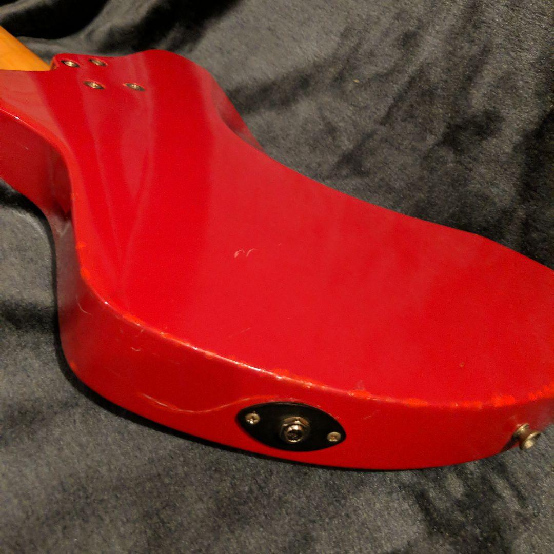 Burny H-65 エレキギター レッド シャチ