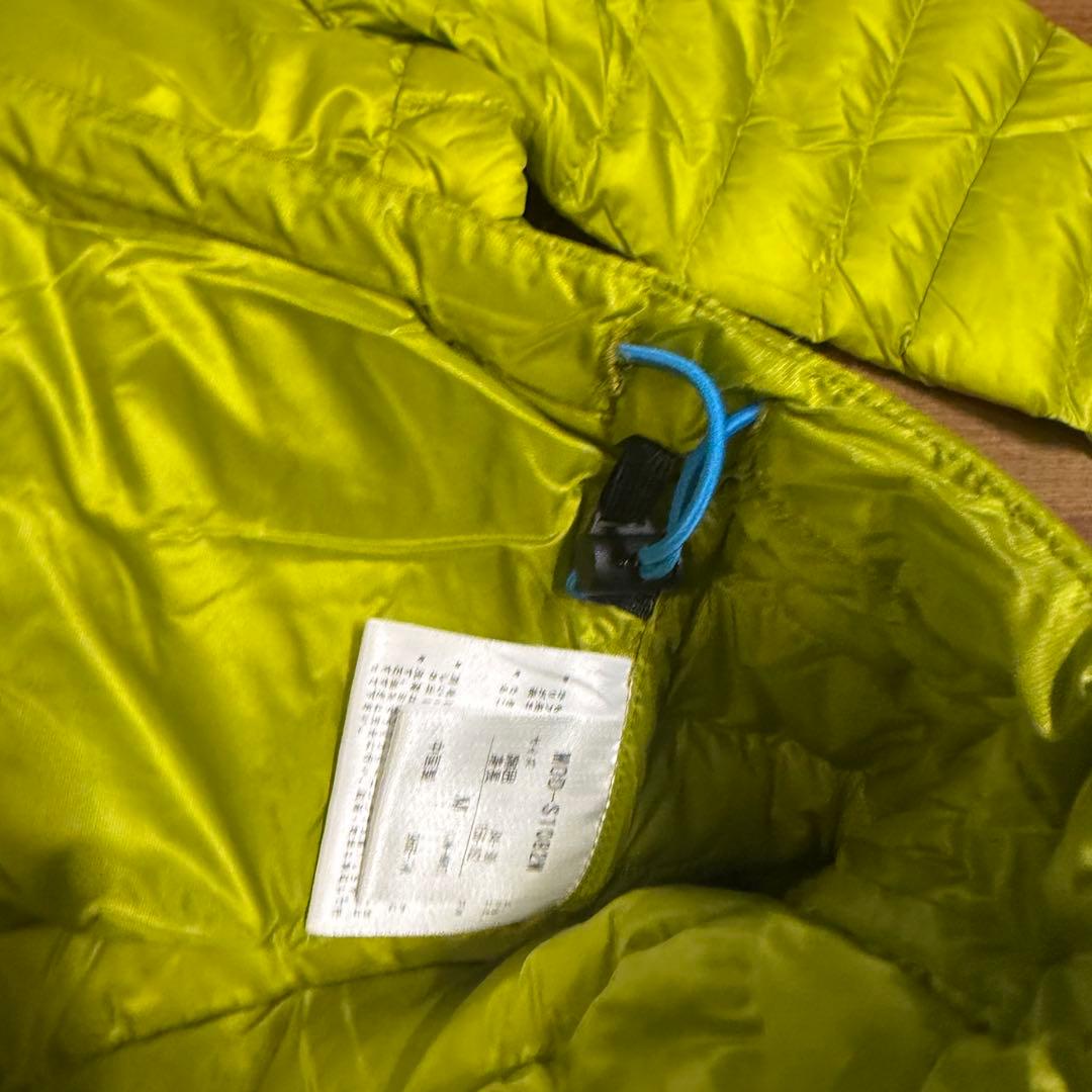 00s Marmot archive ライトパフダウンジャケットテック系イエロー