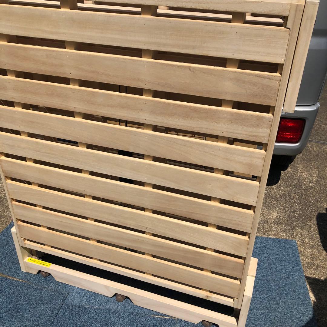 桐らくね プレミアム 桐のたためるベッド kiriken KOB-P24 ①