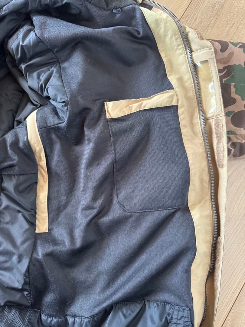 the north face スノーボード　スキー　ウェア　迷彩