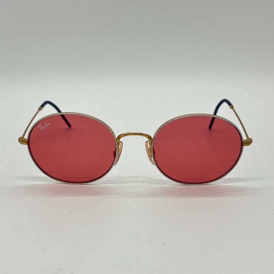 Ray-Ban レイバン RB3594 ピンクレンズ サングラス ラウンドレンズ