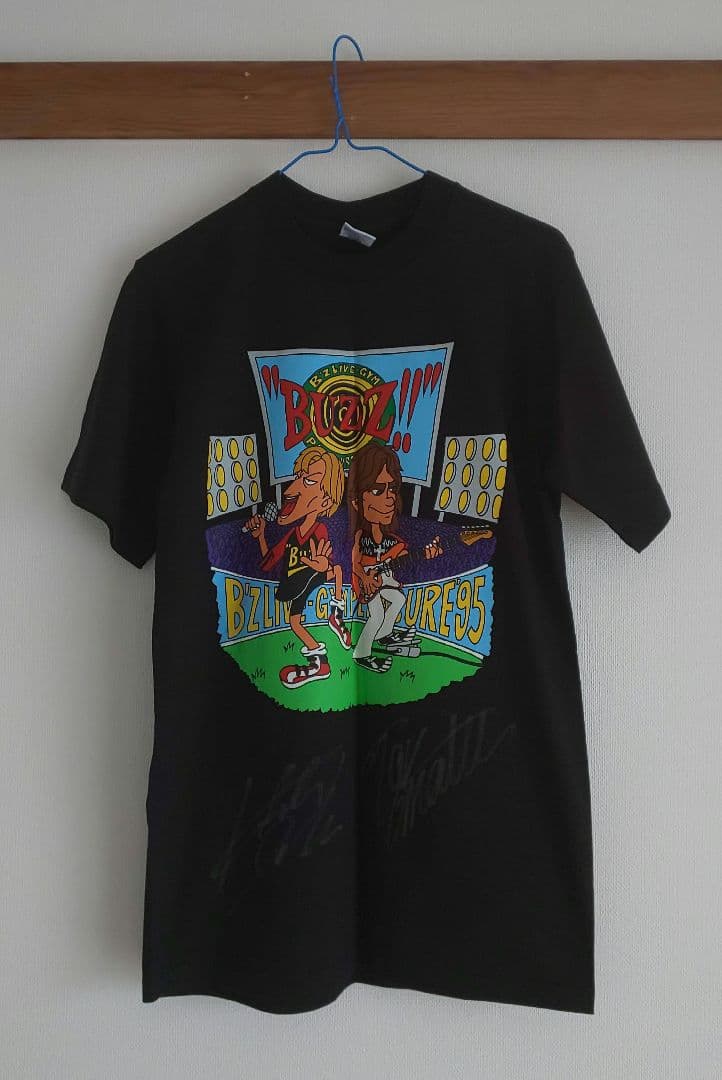 お値下げ！B'z直筆サイン入りツアーTシャツ