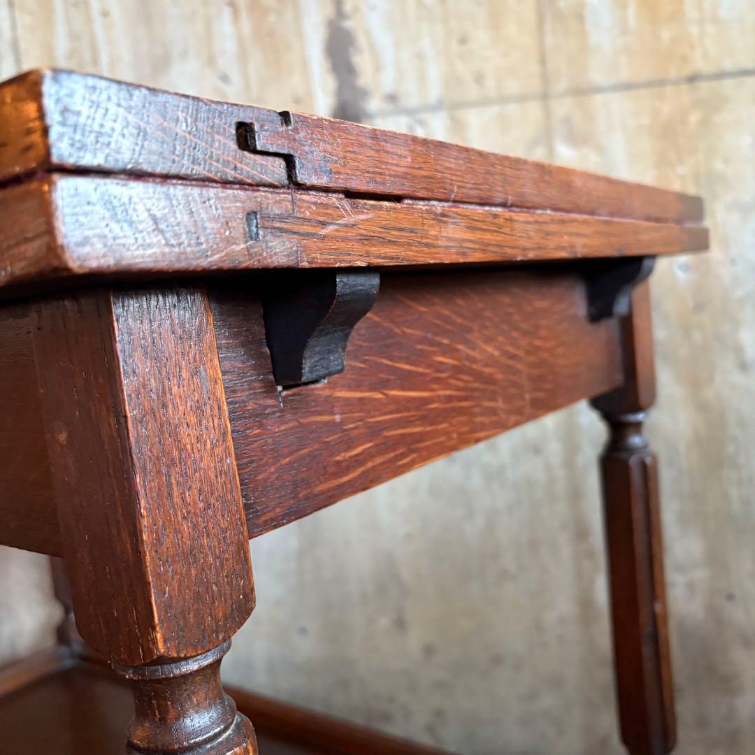 英国アンティーク　ドローリーフ ワゴンテーブル　ヴィンテージ