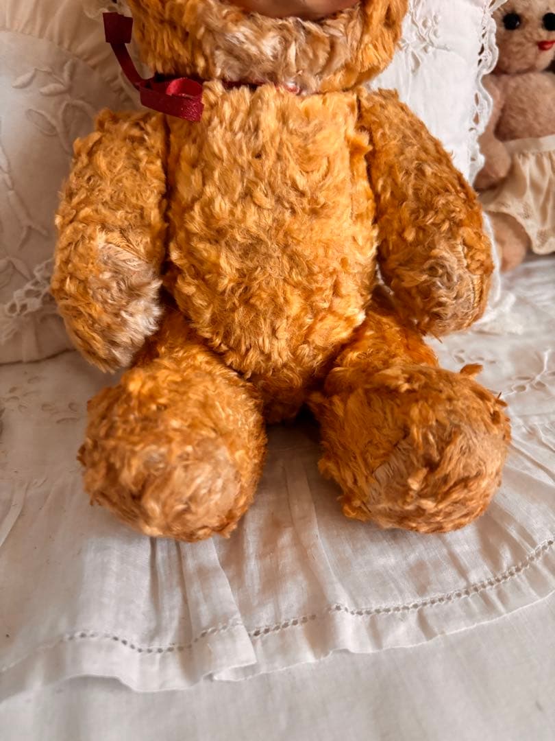 着ぐるみ　ビンテージベア　アンティークベア　アンティークドール　コンポジション