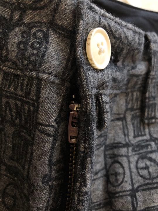 パーリーゲイツグレジャガード起毛仕上げパンツサイズ4