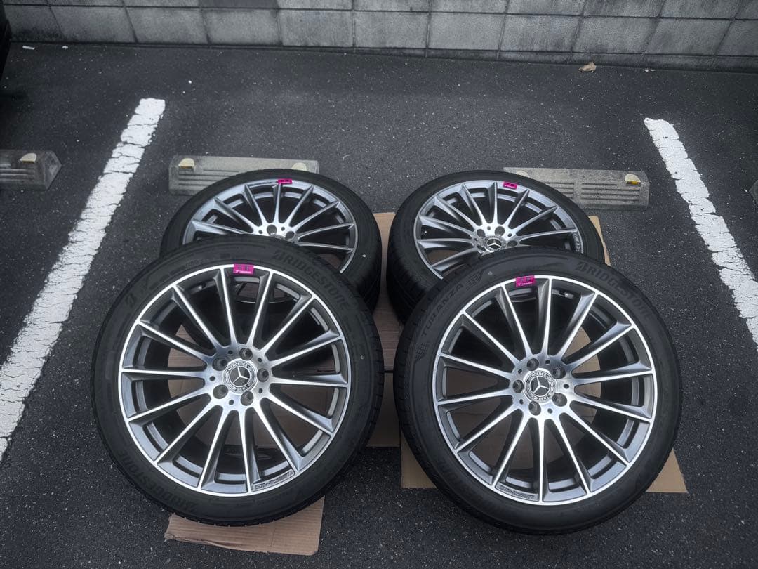 Mercedes-AMG20インチアルミホイール純正タイヤ&ホイール4本セット