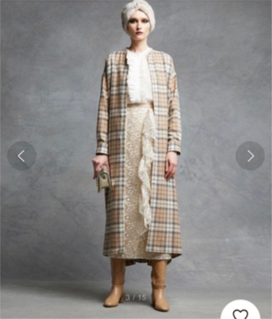 ドゥロワー　シアーシルクフリル　ブラウス　36 美品 入学式/卒業式　セレモニー