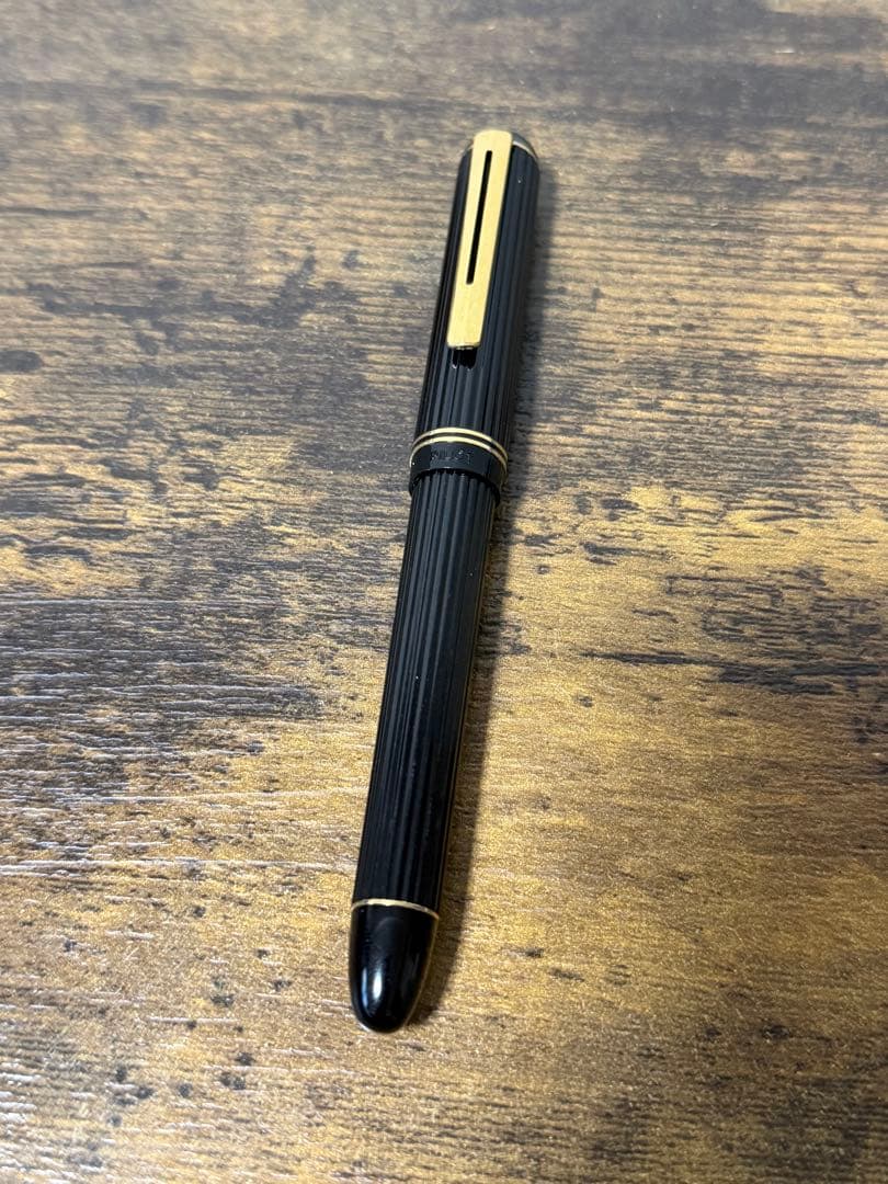 試筆のみ　1979年製　初代　ジャスタス　14金　ゴールド　万年筆　細字