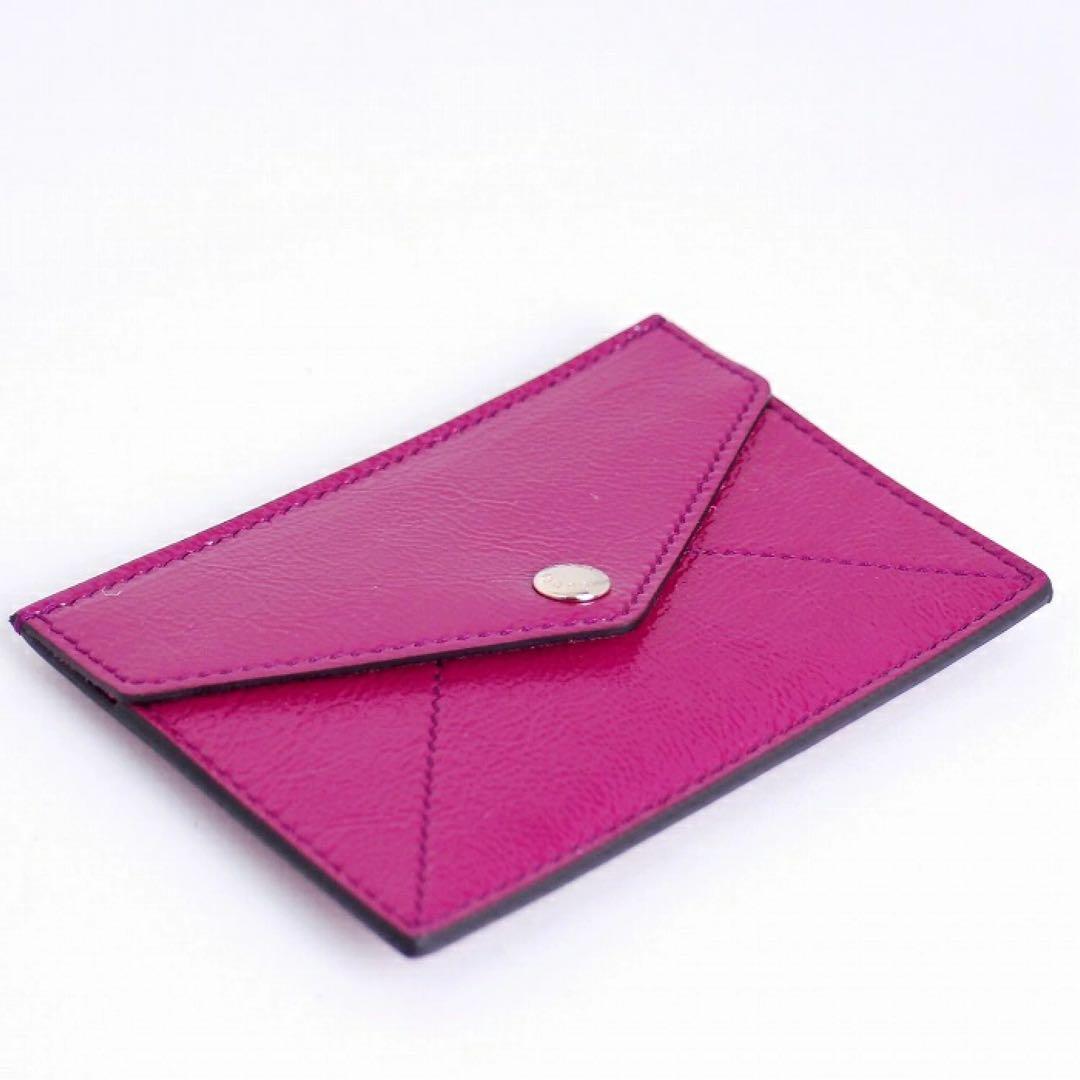 【美品】GUCCI カードケース ピンクパープル