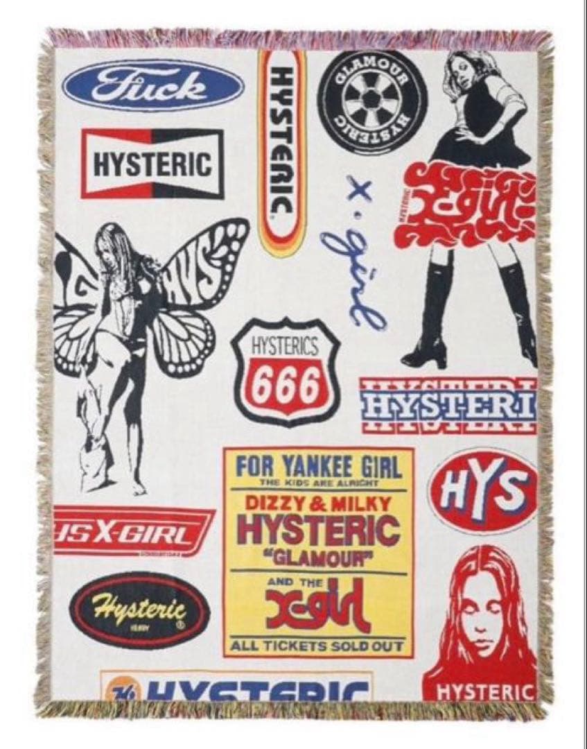 最終値下げ　X-girl HYSTERIC GLAMOUR ブランケット