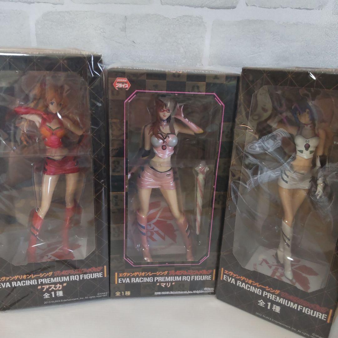 エヴァンゲリオン レーシング プレミアムRQフィギュア レイ アスカ マリ