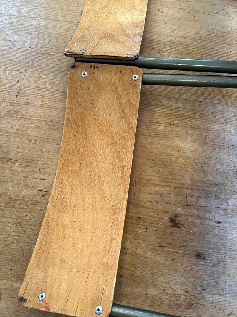 英国ヴィンテージキッススクールチェアー2脚セット