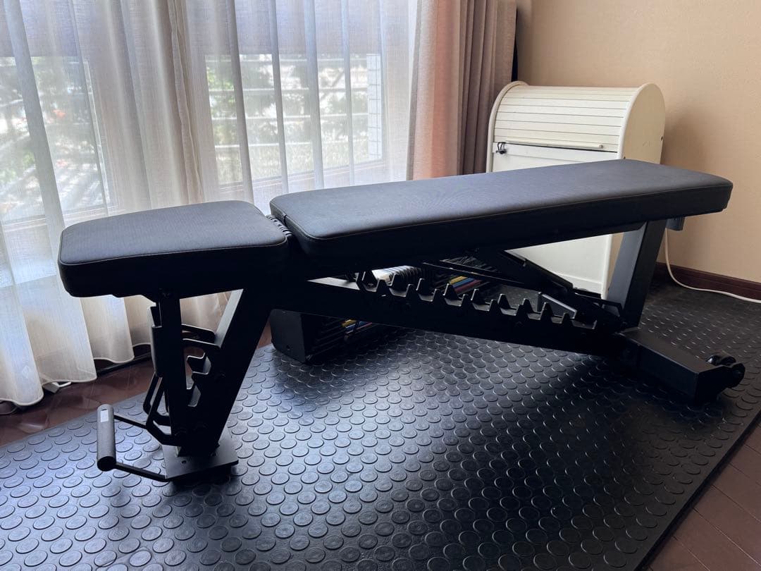 「直接お渡しのみ」MBCパワーアジャスタブルベンチ コンパクト ブラック 筋トレ