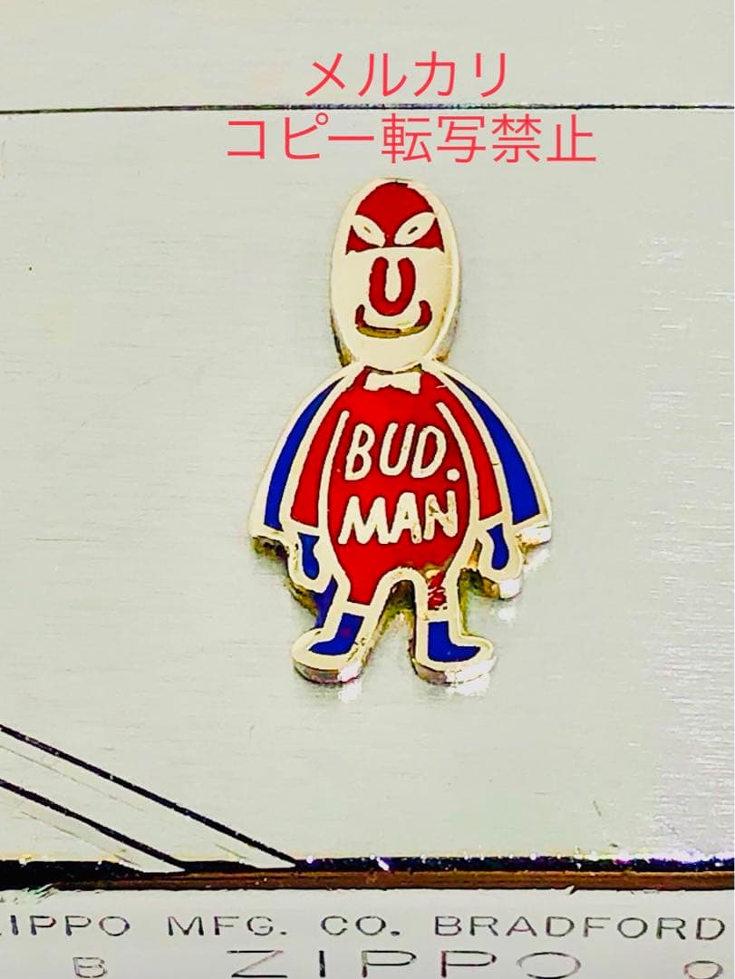超レア！kingビール・バド怪人BAD.MANキャラクターzippo