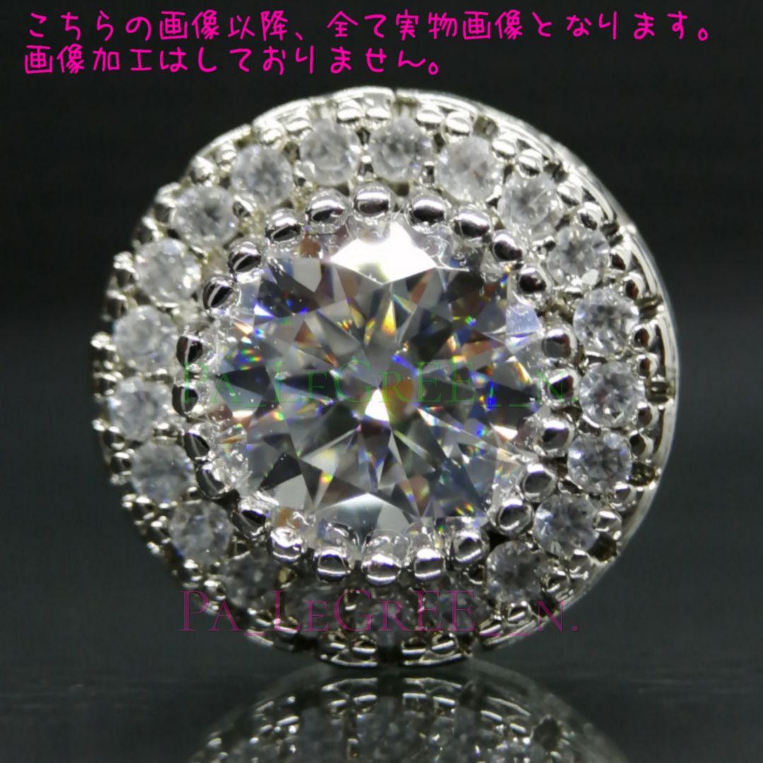pp0pピアス♪　メンズ　レディース　モアサナイト　S925　プラチナ　18k