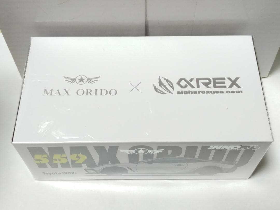 イノモデル 1/64 トヨタ GR86 織戸学 ホワイト