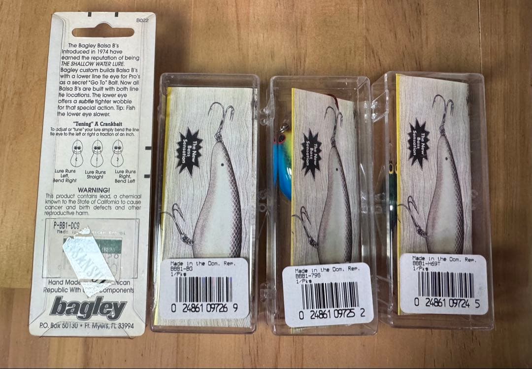 ルアー・フライ bagley balsa B1