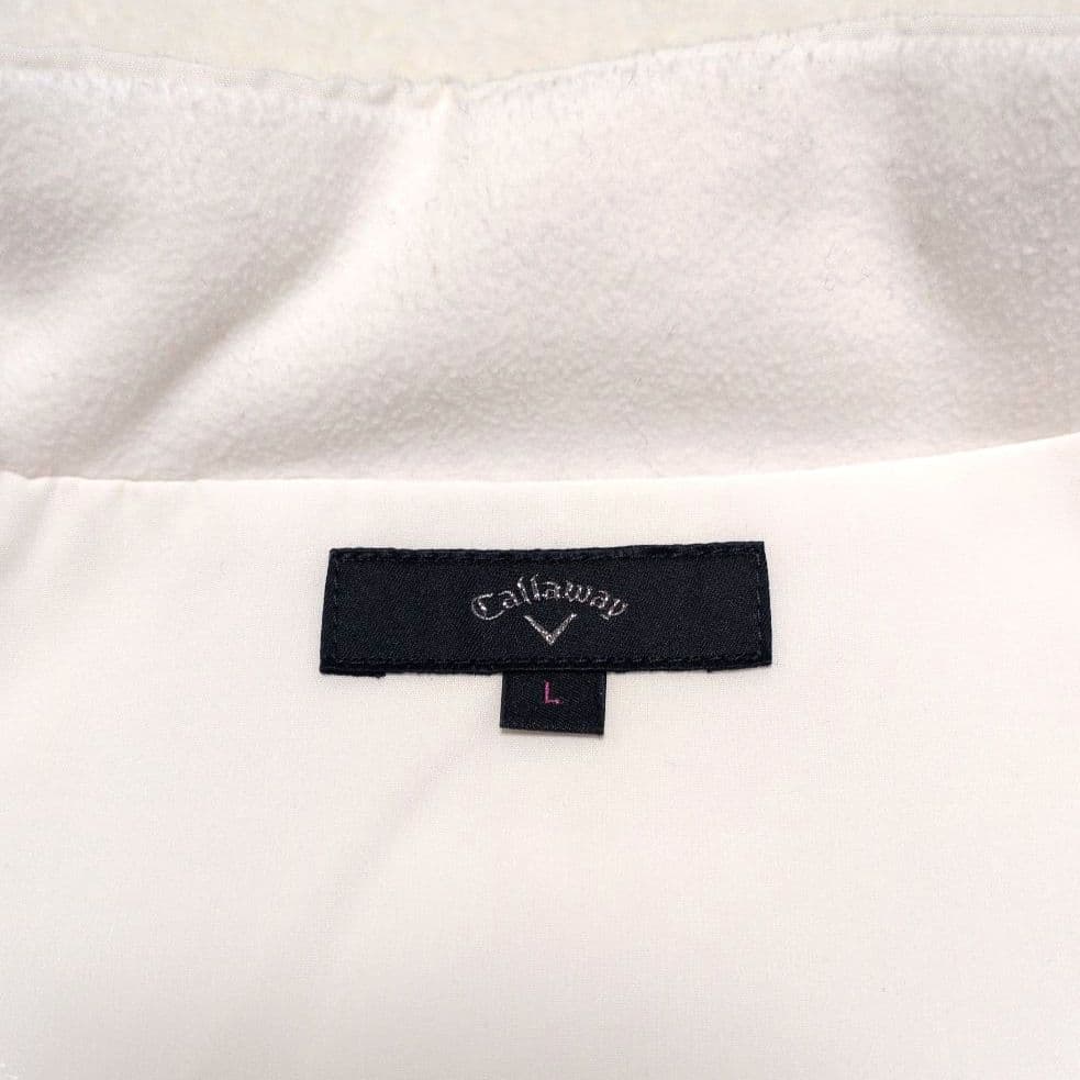 美品♡キャロウェイ 中綿ジャケット 裾フリル付き L 防寒 河本結プロ♡