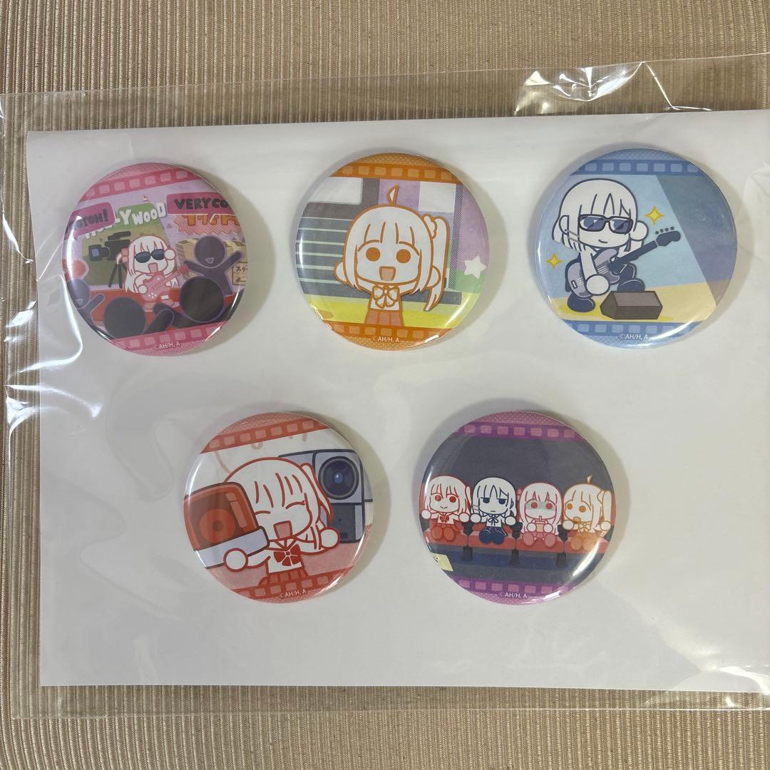 ぼっち・ざ・ろっく　オリジナル缶バッジ　5個セット　ローソン　当選品