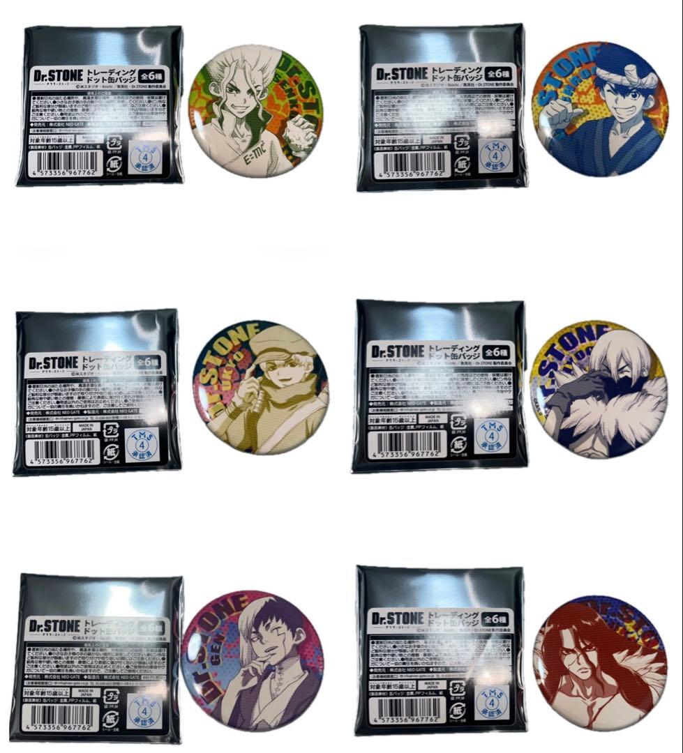 希少品 トレーディングドット缶バッジDr.STONE 石神 千空