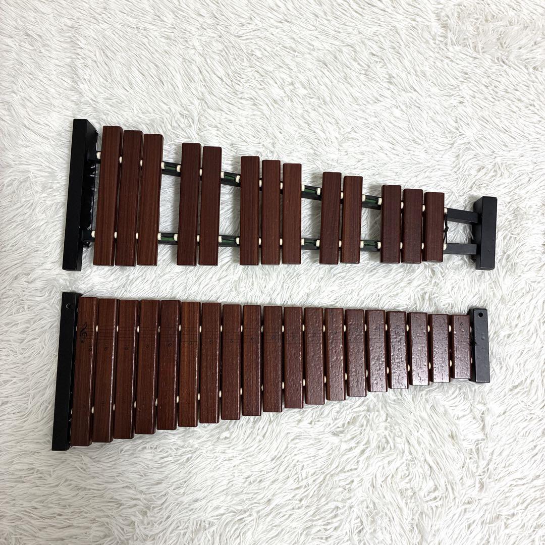 【廃盤品・希少】ヤマハ YAMAHA TX-6 卓上木琴 32音 マレット付き