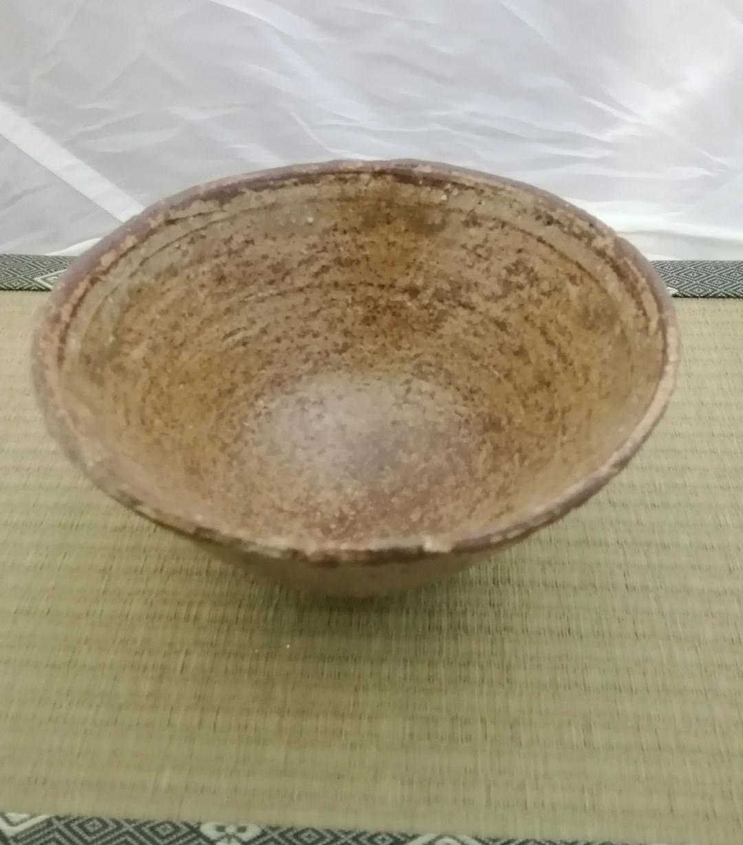 茶道具　伊羅保茶碗