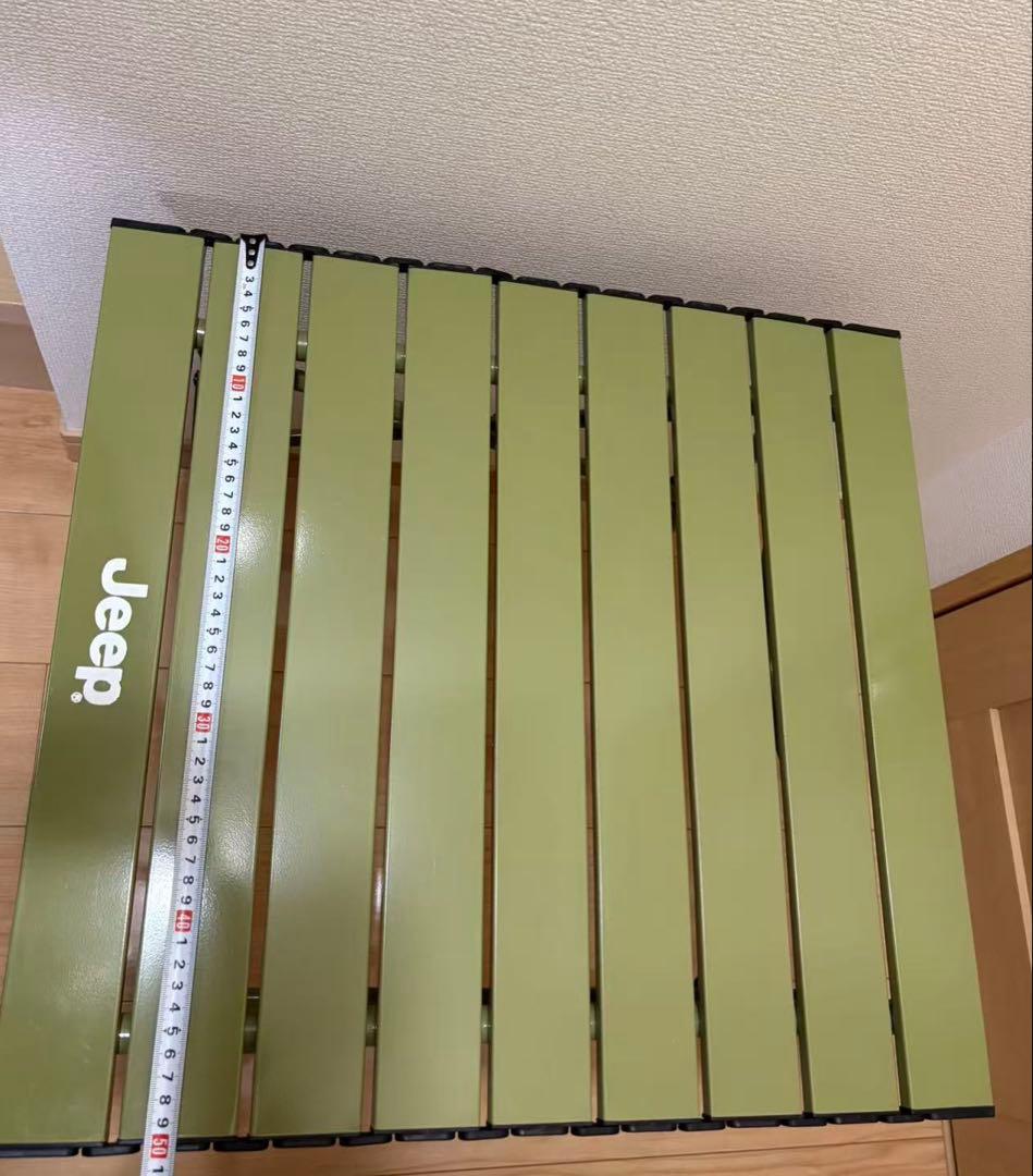 Jeep キャンプ用テーブル＆チェア2脚セット 収納袋付き　新品