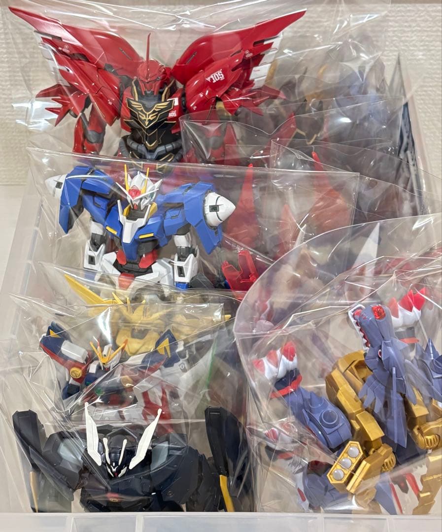 ①ジャンクプラモデル ガンプラ ロボット系・ガンダムザガン MGシナンジュ 他