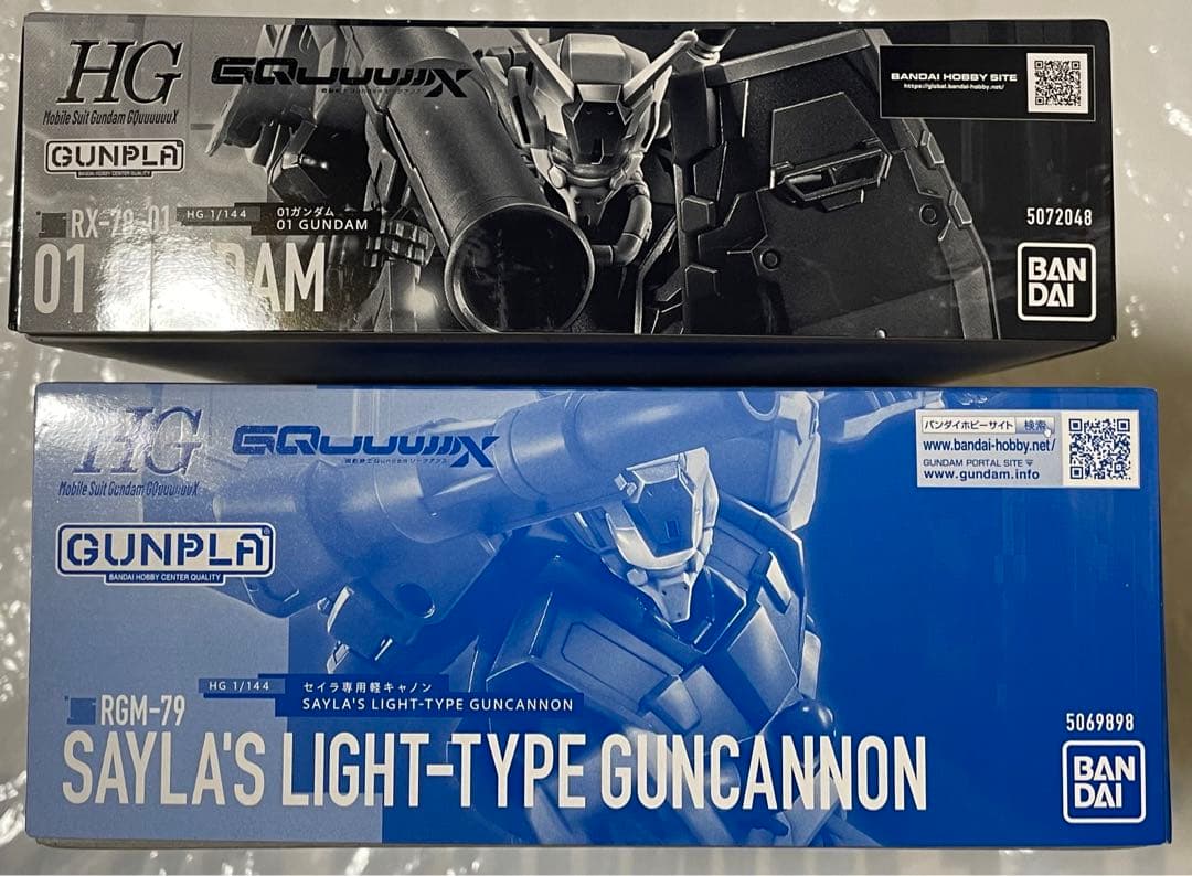 【新品】HG セイラ専用軽キャノン・HG 01ガンダム セット