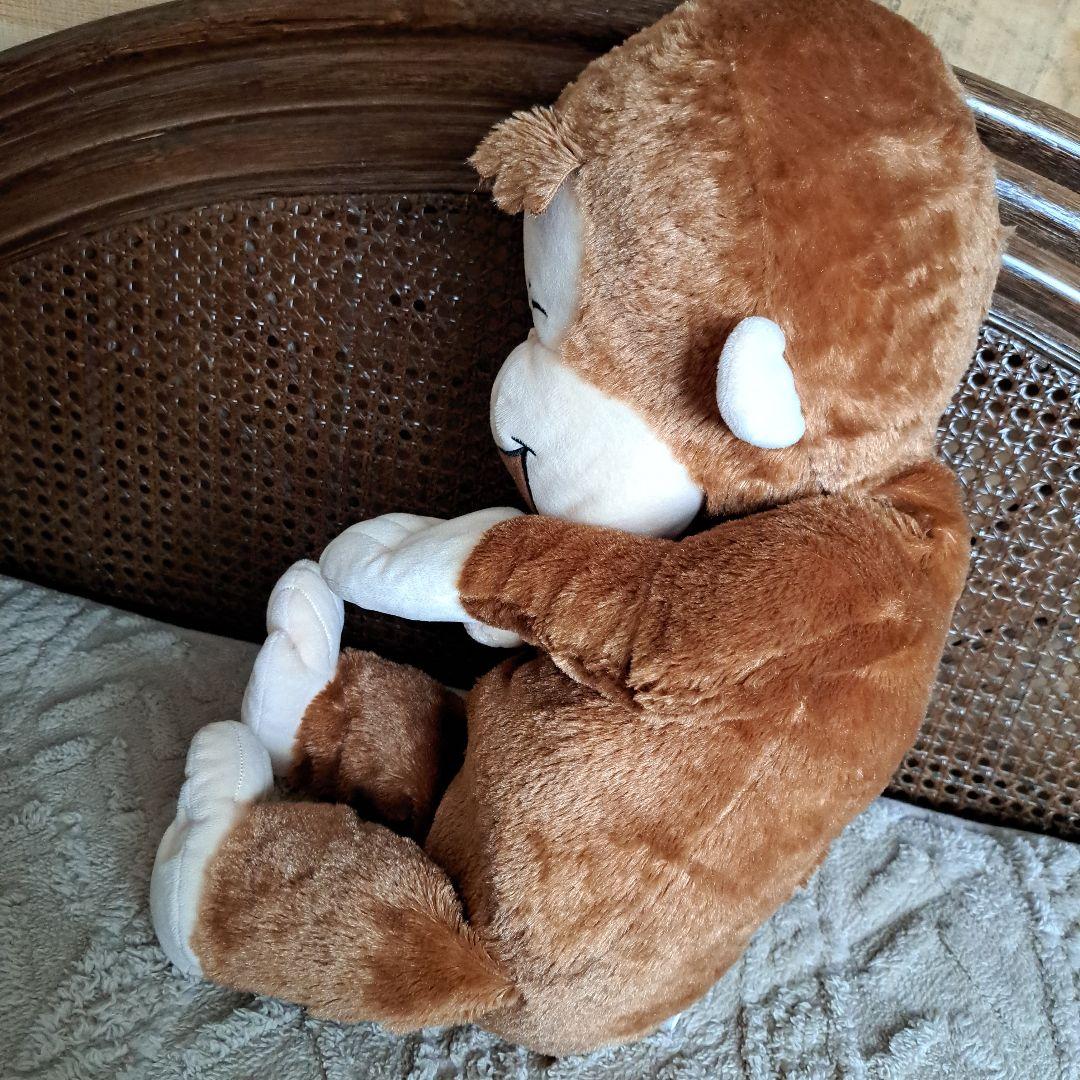 おさるのジョージ ぬいぐるみ 　大きめ座った状態で60cmくらい