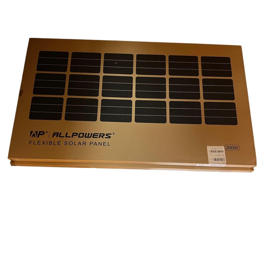 ALLPOWERS SF200x2枚 ソーラーパネル フレキシブル 200W