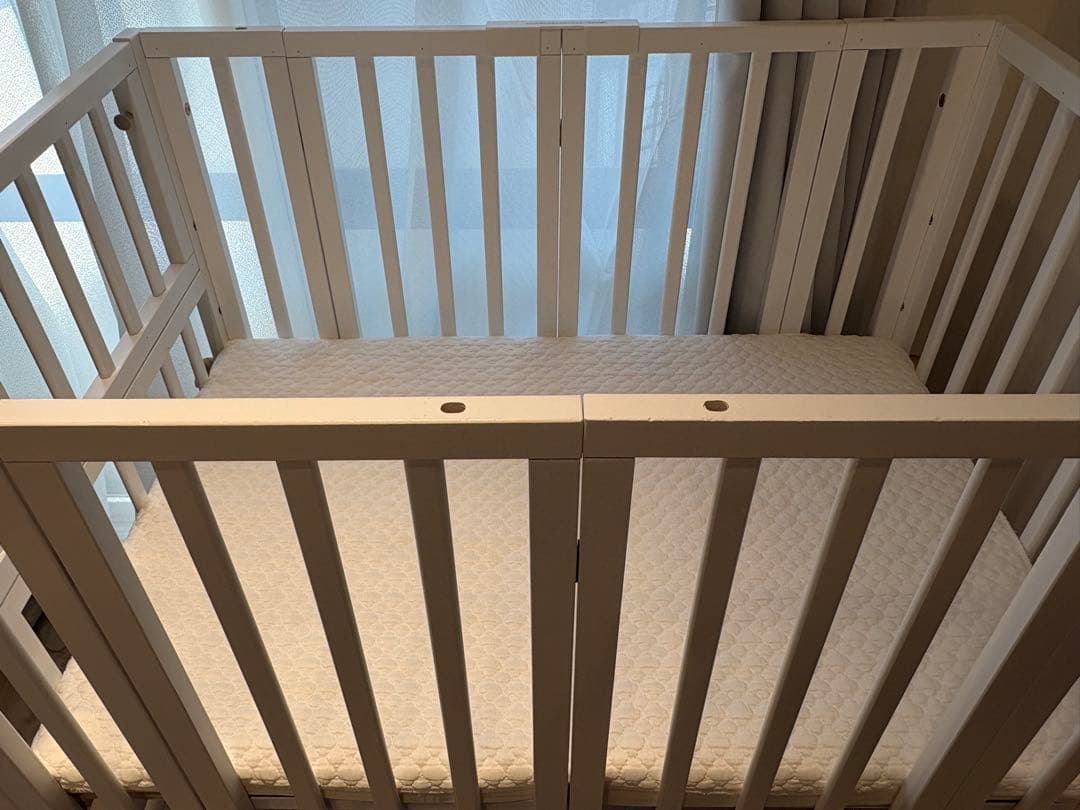 大和屋 pattan II ベビーベッド ホワイト