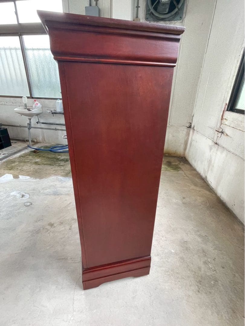 美品　英国アンティーク　輸入家具　ダークブラウン　チェスト