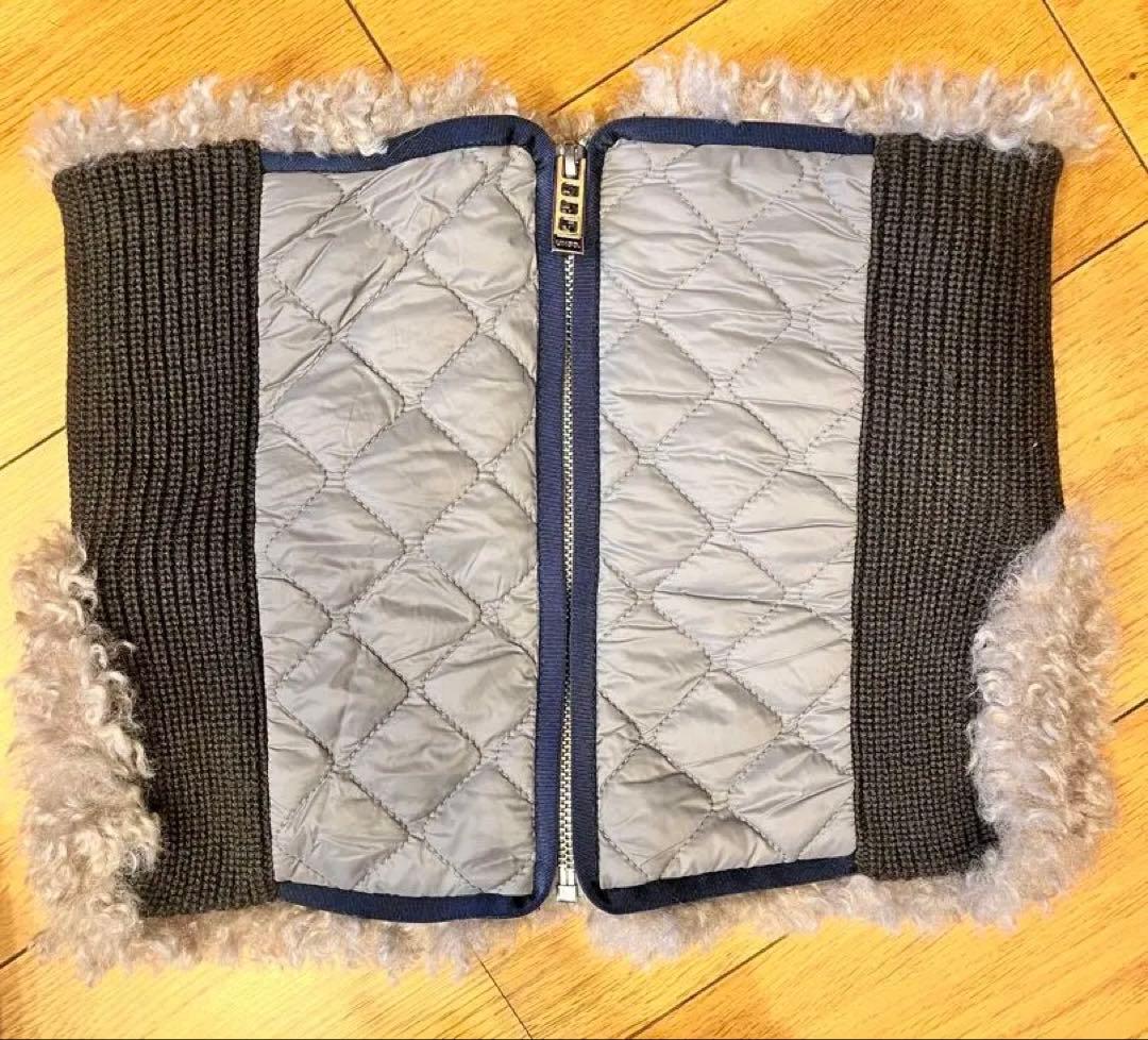 【美品】UN3D. FABRIC MIX NECK WARMERネックウォーマー