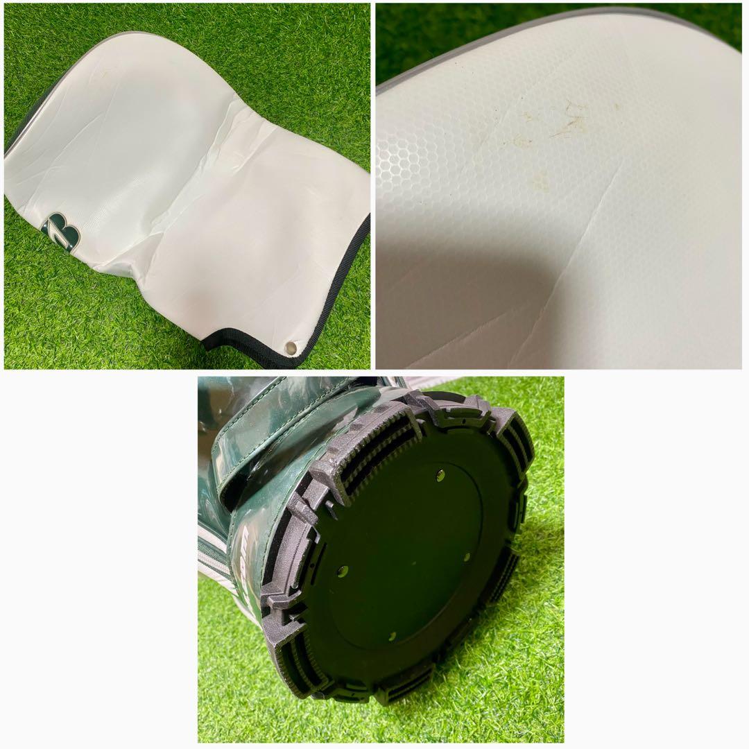 ブリヂストン TOUR B キャディバッグ ゴルフ 白 ホワイト グリーン