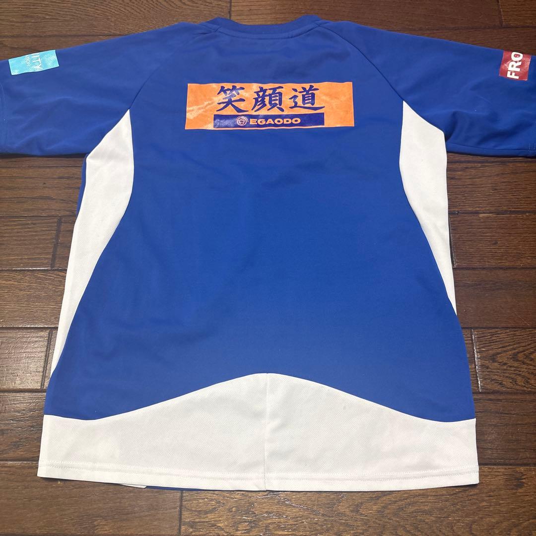 【超美品】Yokohama FC サッカーウェア 青色 半袖Mサイズ