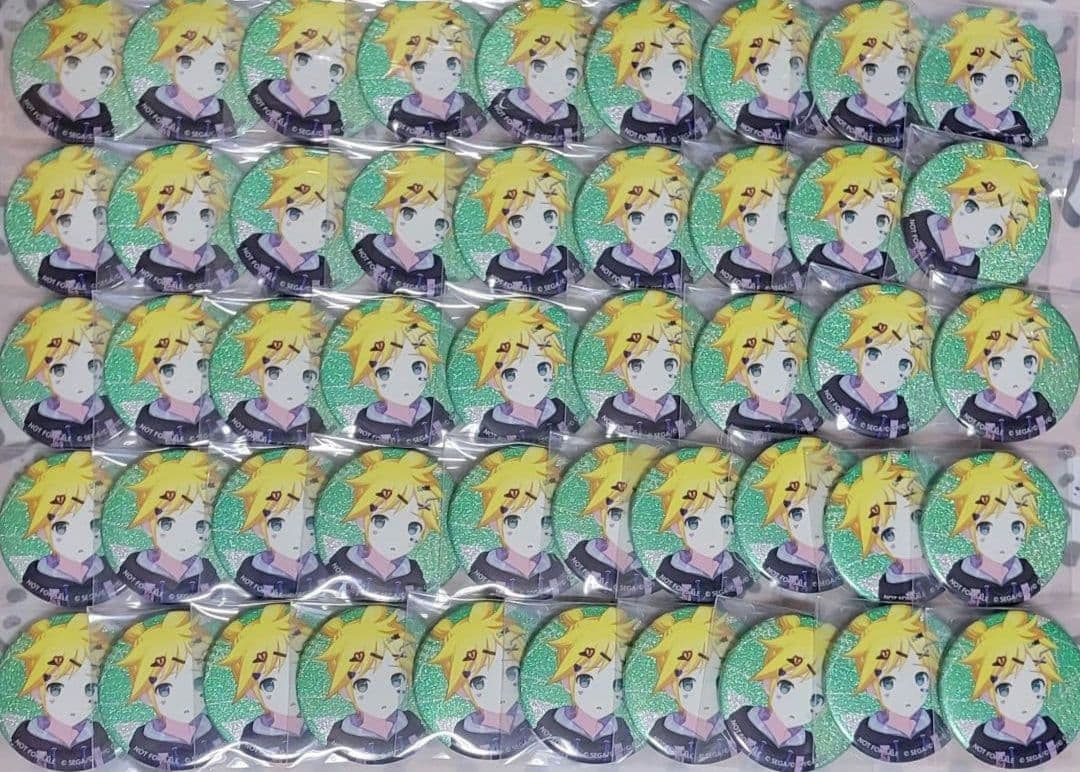 プロセカ グリッター缶バッジ グリ缶 特典 鏡音レン レン