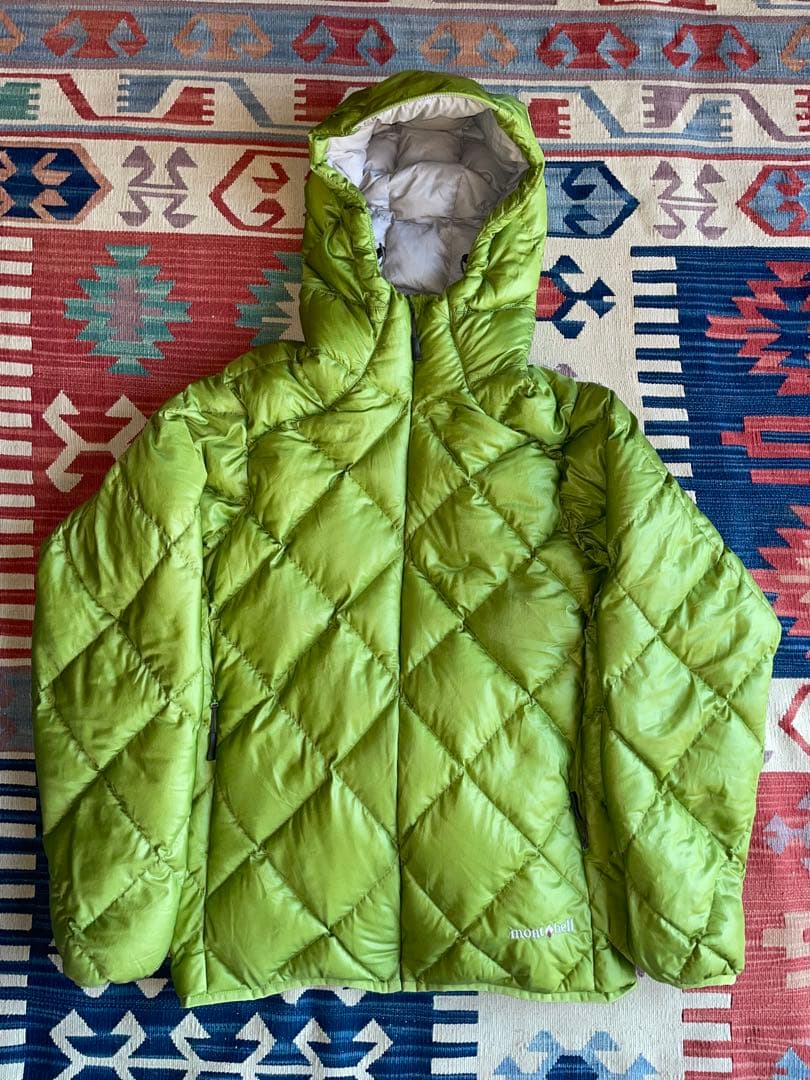mont-bell ダウンジャケット ダイヤ柄　sk8 y2k テック