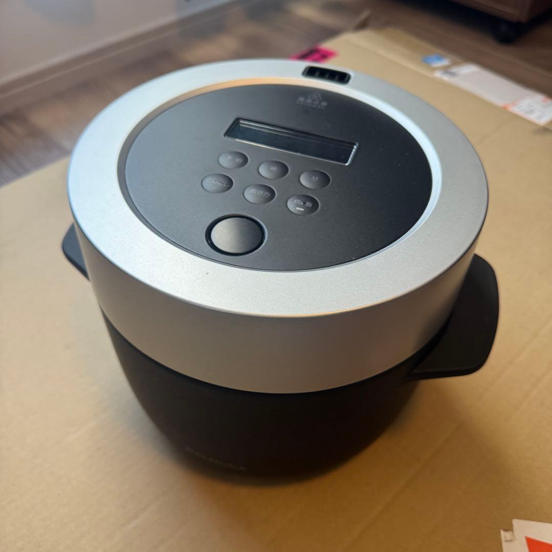 【美品】BALMUDA The Gohan K03A-BK 炊飯器 3合炊き