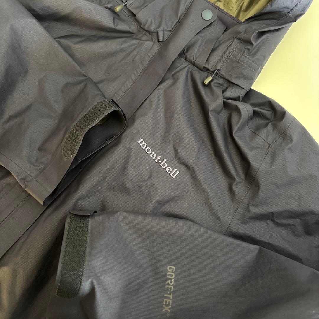 美品mont-bell ゴアテックス トラベル レインコート M 1128622