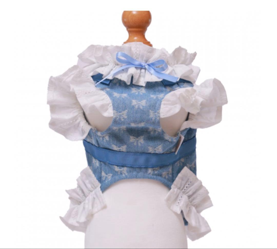 【値下中！】新品未使用godpiva COOLデニムハーネス リボン柄 S