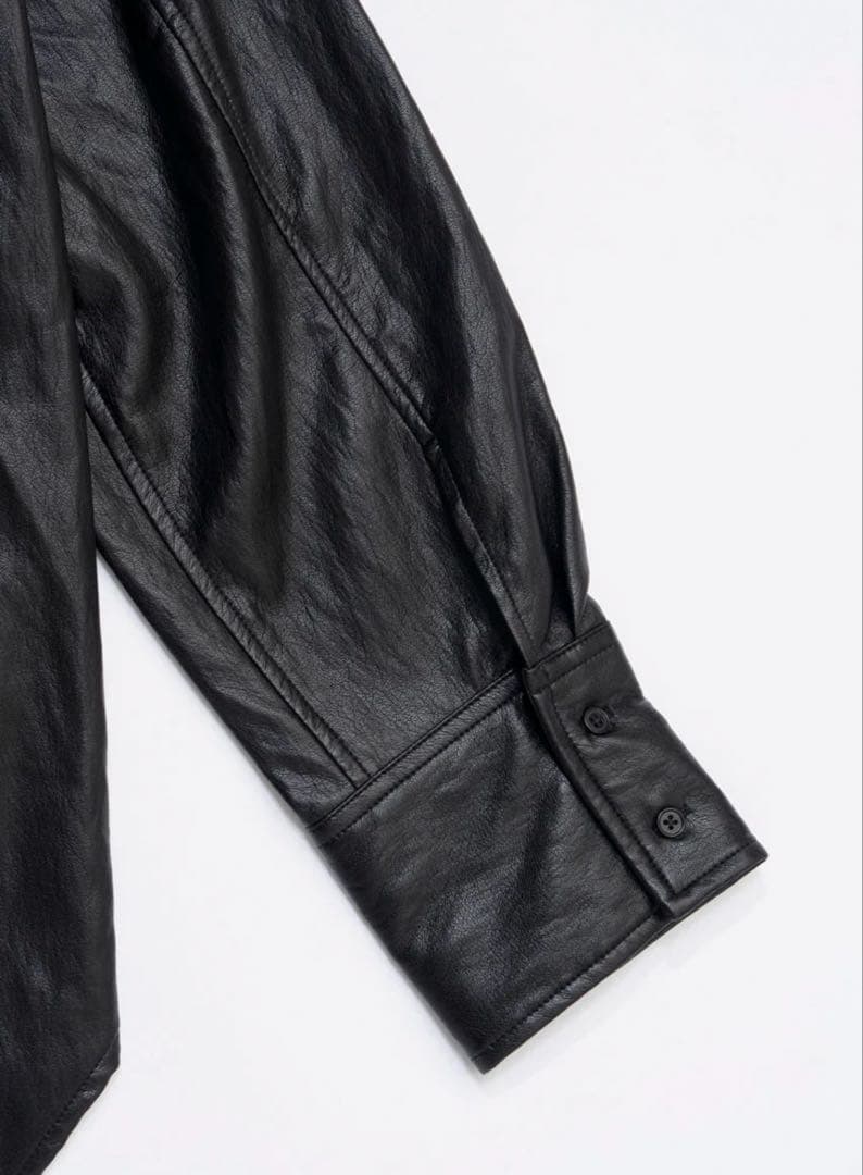 今期　prankproject プランクプロジェクト　 レザージャケットシャツ