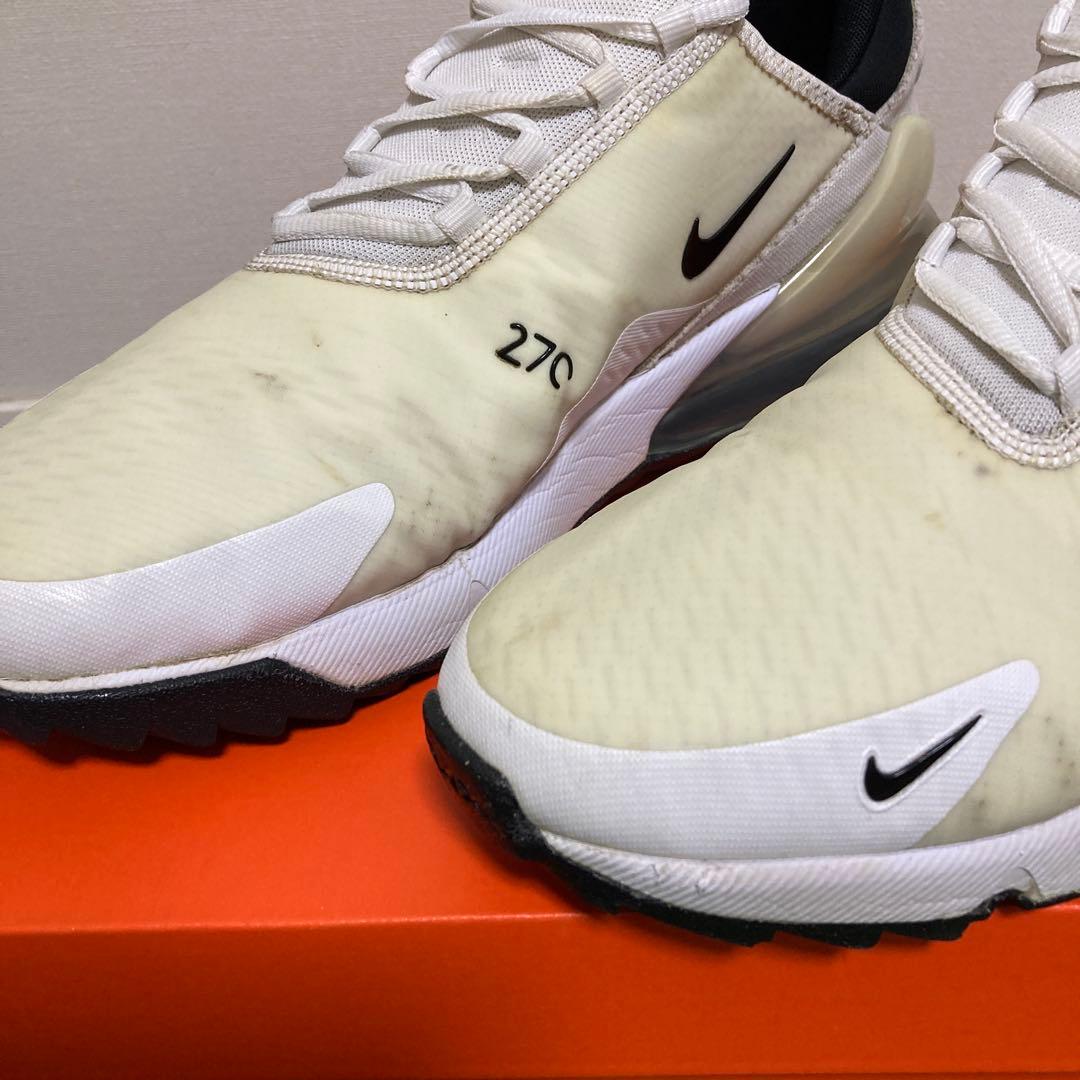 NIKEナイキエアマックス270ゴルフシューズ CK6483-102 27.5㎝